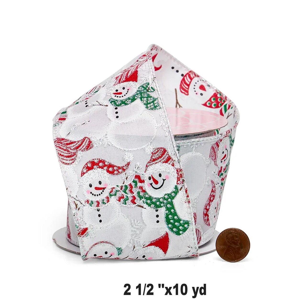1 Roll Seasonal Holiday Ribbon Deals 2.5” Wide x 10 Yards Christmas Ribbons